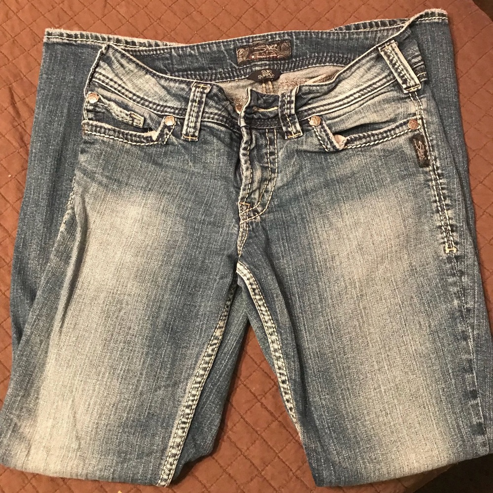 Silver suki jeans